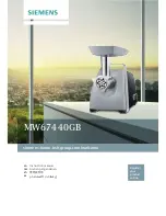 Siemens MW67440GB Instruction Manual preview