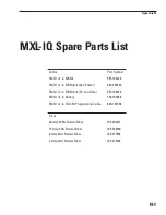 Preview for 167 page of Siemens MXL-IQ Operation, Installation, And Maintenance Manual