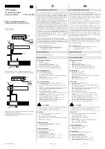 Предварительный просмотр 1 страницы Siemens N148/22 Operating And Mounting Instructions