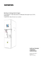 Preview for 1 page of Siemens NXPLUS C Installation And Operating Instructions Manual