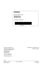 Preview for 72 page of Siemens OCI600 User Manual