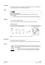 Предварительный просмотр 3 страницы Siemens OpenAir G B181.1E/KN Series Manual