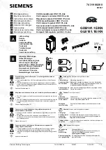 Siemens OpenAir GDB181.1E/KN Mounting Instructions preview