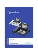 Preview for 1 page of Siemens OpenStage 40 HFA HiPath 4000 Operation Manual