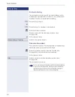 Preview for 62 page of Siemens OpenStage 60 G Operating Manual