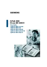 Siemens optiPoint 500 advance User Manual preview