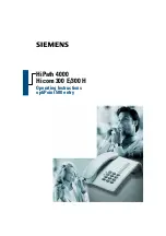 Preview for 1 page of Siemens optiPoint 500 entry Operating Instructions Manual