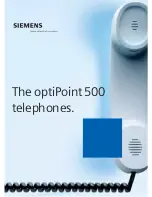 Предварительный просмотр 21 страницы Siemens optiPoint  family Brochure & Specs