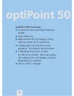 Предварительный просмотр 24 страницы Siemens optiPoint  family Brochure & Specs