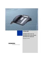 Siemens optiPoint410economy Operating Instructions Manual preview