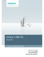 Siemens Orion 2 RIC10 User Manual preview