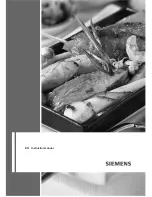 Предварительный просмотр 1 страницы Siemens Oven Instruction Manual