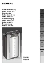 Preview for 1 page of Siemens PA0430M Instructions For Use Manual