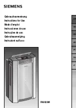 Preview for 1 page of Siemens PA0820M Instructions For Use Manual