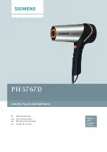 Siemens PH5767D Instruction Manual preview