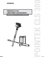 Siemens Pointek CLS300 Instruction Manual preview