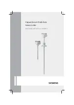 Siemens Pointek CLS500 Operating Instructions Manual preview