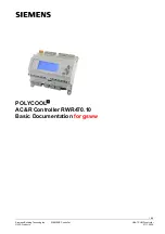 Siemens POLYCOOL RWR470.10 Basic Documentation preview