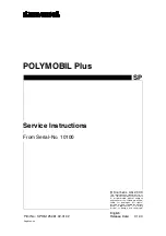 Preview for 1 page of Siemens POLYMOBIL Plus Service Instructions Manual