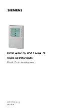 Siemens POS8.4420/109 Basic Documentation preview