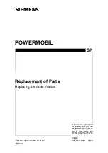 Preview for 1 page of Siemens POWERMOBIL Manual