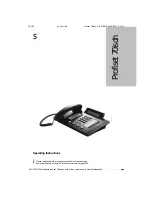 Siemens Profiset 70isdn Operating Instructions Manual preview