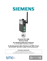 Siemens ProtoAir FPA-W44 Startup Manual preview