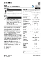 Siemens PSN130S Quick Start Manual preview