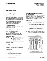 Preview for 1 page of Siemens PTX6.H Installation Instructions
