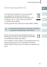 Preview for 27 page of Siemens Pure 101 User Manual