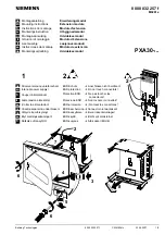 Предварительный просмотр 1 страницы Siemens PXA30 Series Mounting Instructions