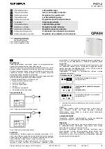 Предварительный просмотр 9 страницы Siemens QPA84 Product Information