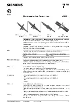 Siemens QRB Series Quick Start Manual preview