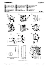 Siemens RAB Series Installation Instructions предпросмотр