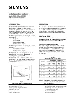 Siemens RCC-2/R Installation Instructions Manual предпросмотр