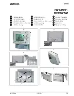 Предварительный просмотр 1 страницы Siemens RCR10/868 Installation Instructions Manual