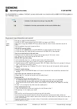 Preview for 1 page of Siemens RCR100FPRF Operating Instructions