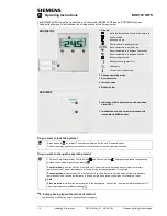 Siemens RDD100.1RFS Operating Instructions preview