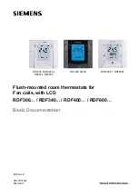 Siemens RDF300 Series Basic Documentation предпросмотр