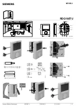 Siemens RDG160TU Manual preview