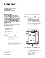 Preview for 1 page of Siemens RDM-MXL Installation Instructions Manual