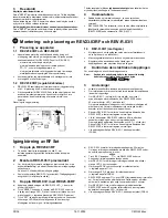 Preview for 30 page of Siemens REV-R.03/1 Installation Instructions Manual