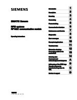 Siemens RF182C Operating Instructions Manual предпросмотр