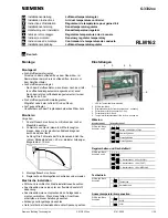 Siemens RLM162 Installation Instructions Manual предпросмотр