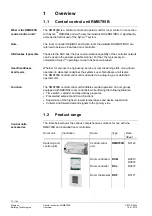 Предварительный просмотр 10 страницы Siemens RMB795B Basic Documentation