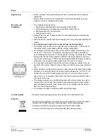 Предварительный просмотр 4 страницы Siemens RMZ78 Series Manual