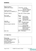 Предварительный просмотр 12 страницы Siemens RS485-FO Operating Instructions Manual