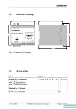 Предварительный просмотр 17 страницы Siemens RS485-FO Operating Instructions Manual