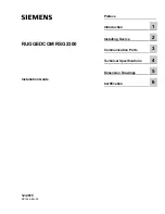 Preview for 1 page of Siemens RUGGEDCOM RSG2300 Installation Manual