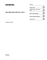 Preview for 1 page of Siemens RUGGEDCOM WIN5158-V-GPS Installation Manual